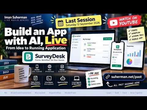 Build an App with AI, Live: From Idea to Running Application